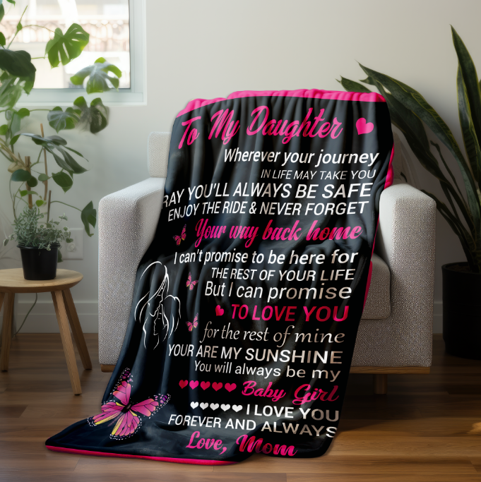 To My Daughter | FLM Arctic Fleece Blanket 50x60