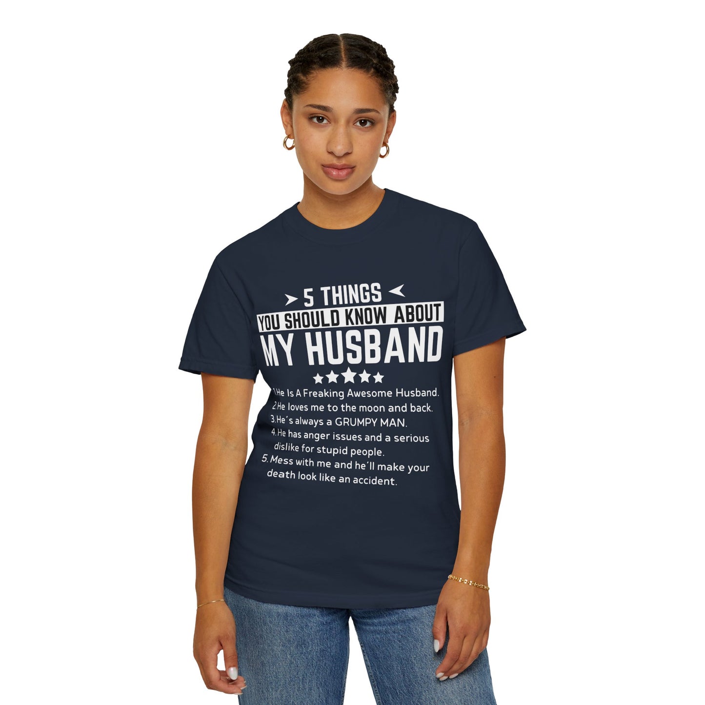 To My Wife | Unisex Garment-Dyed T-shirt