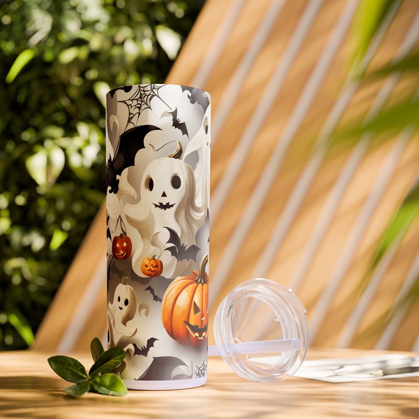 Halloween | Skinny Tumbler with Straw, 20oz