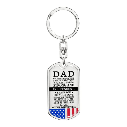 Dad Dog Tag - 4th July Day, Memorial Day