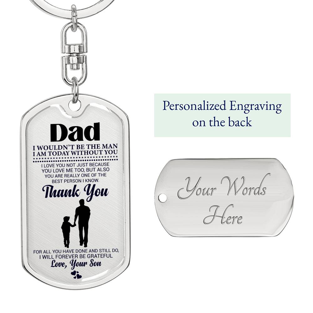 Dad Dog Tag-Father's Day