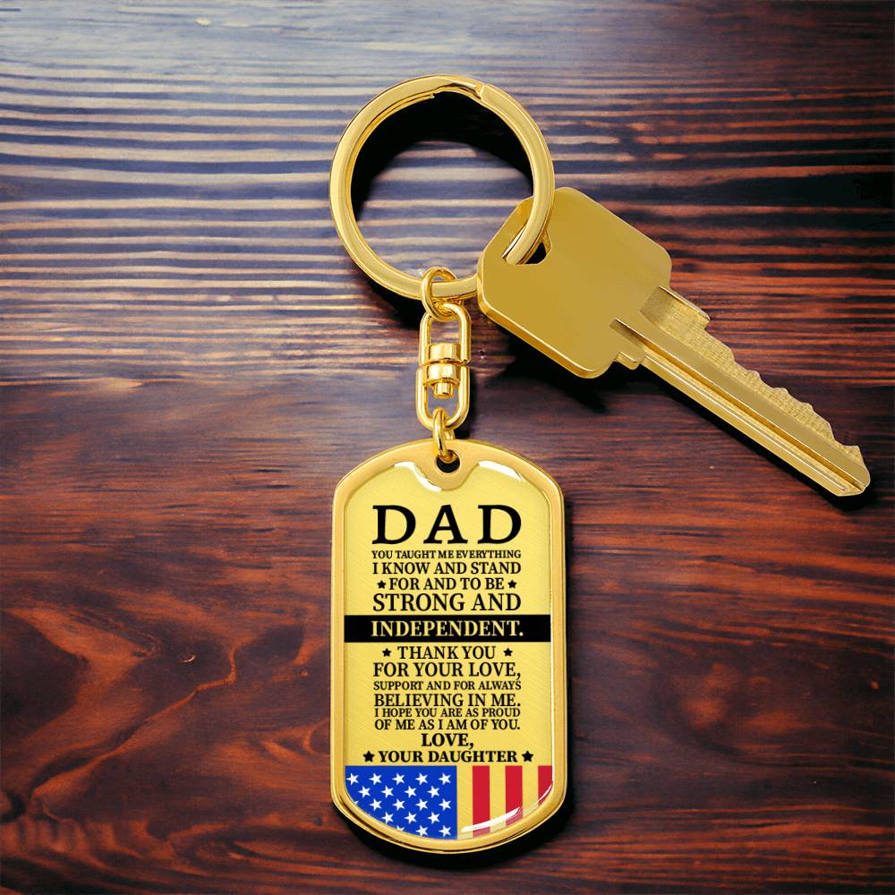 Dad Dog Tag - 4th July Day, Memorial Day