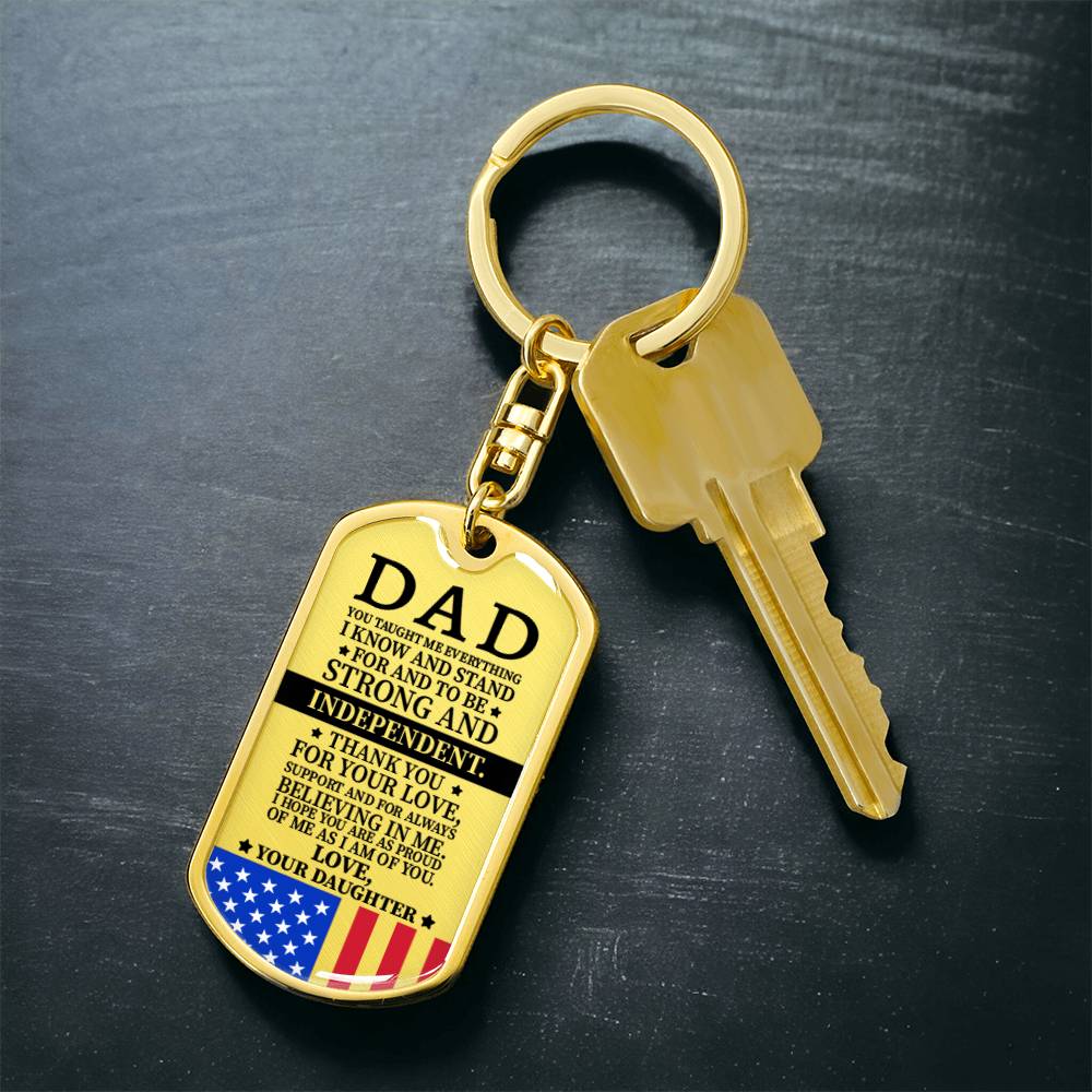 Dad Dog Tag - 4th July Day, Memorial Day