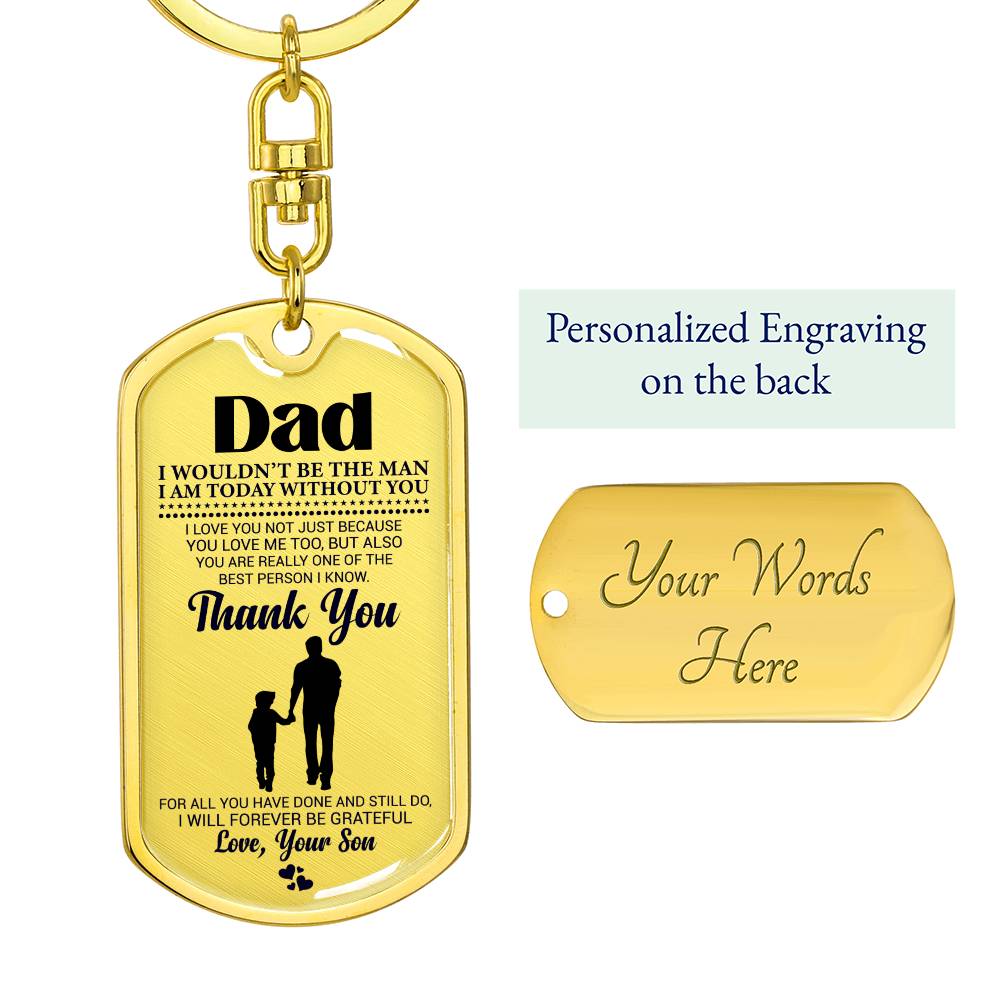 Dad Dog Tag-Father's Day