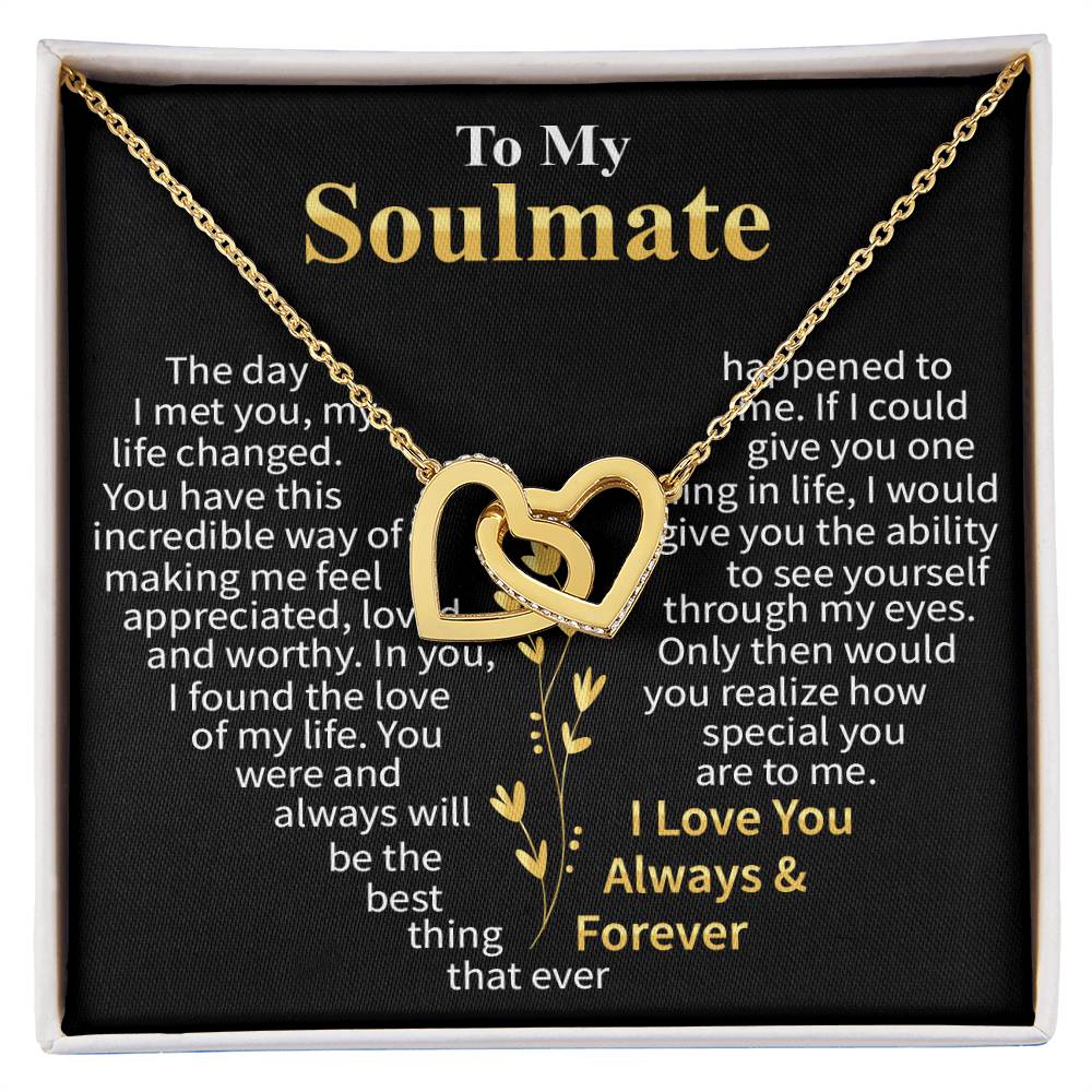 To My Soulmate Message card