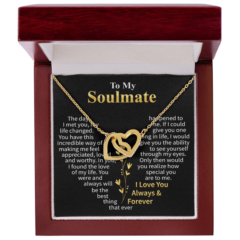 To My Soulmate Message card