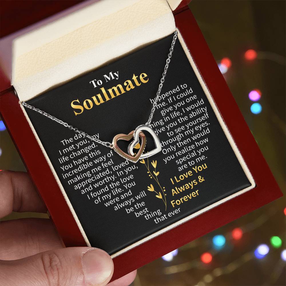 To My Soulmate Message card